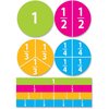 Ashley Productions Math Die-Cut Magnets, Beginning Fractions 10062